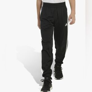 Adidas Iconic Tricot Jogger Pants Black White Youth Kids Boys Size M 10 12